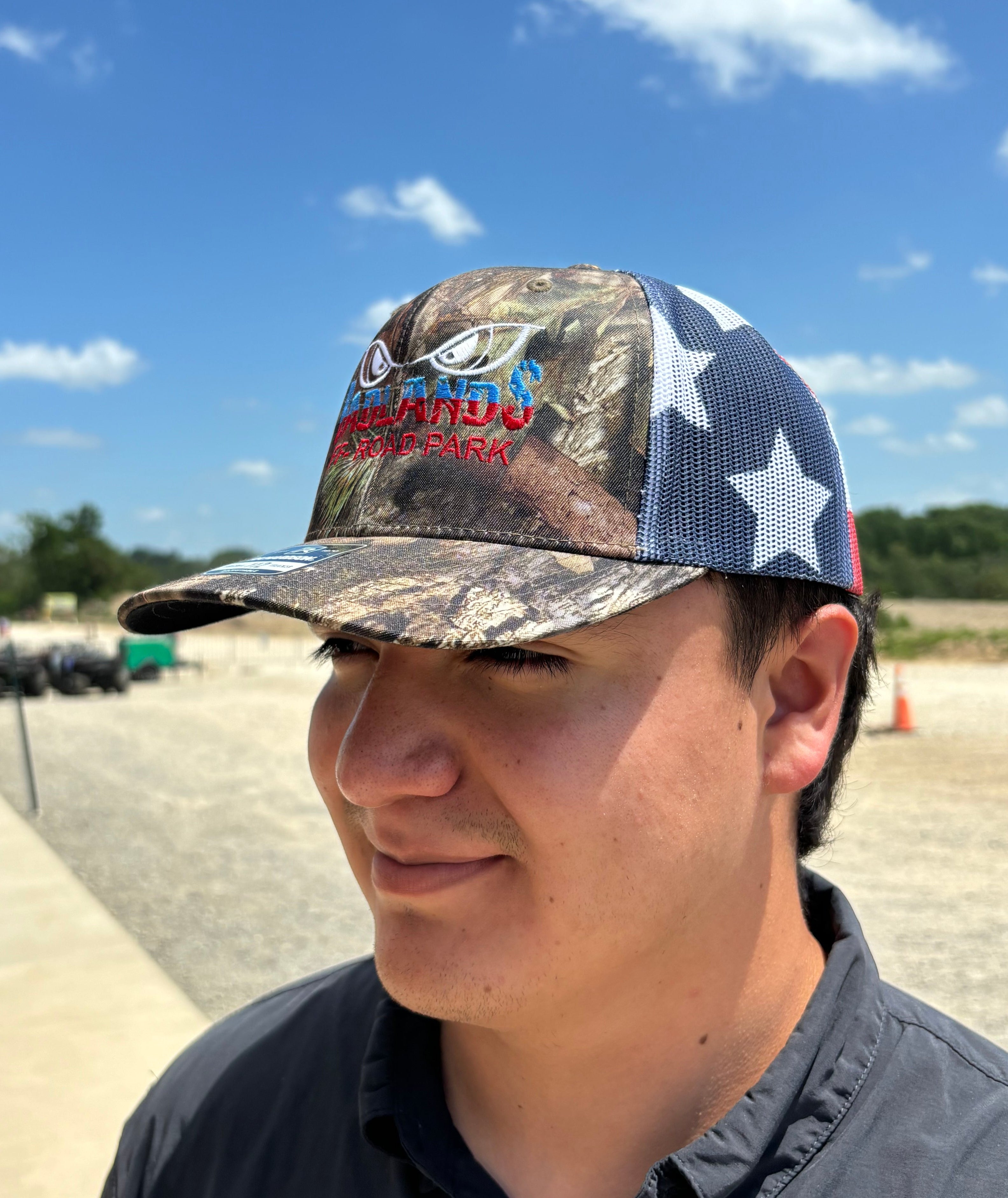 Badlands American Flag Camo Richardson Hat