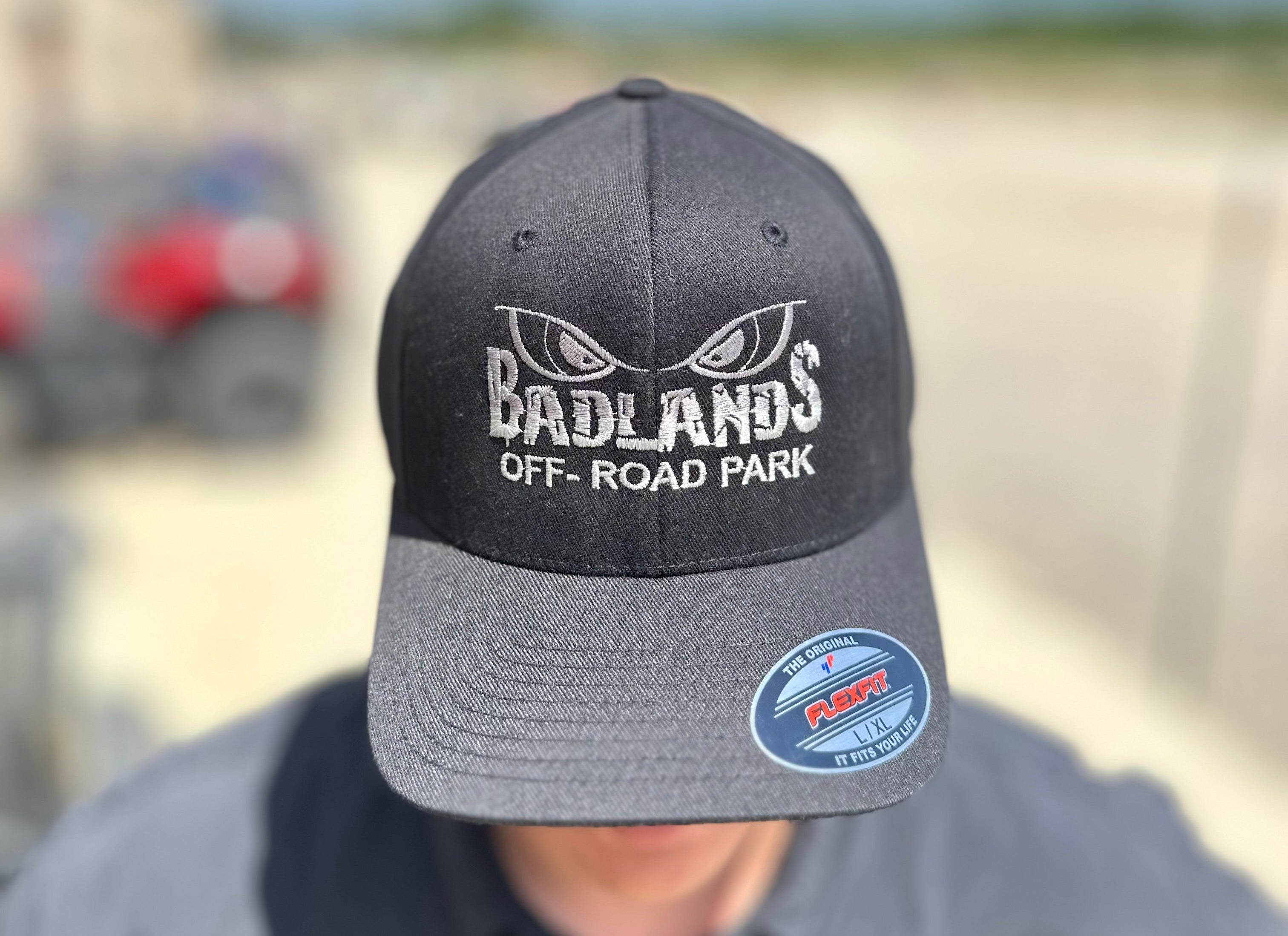 Badlands Black/Grey Flex-Fit Hat