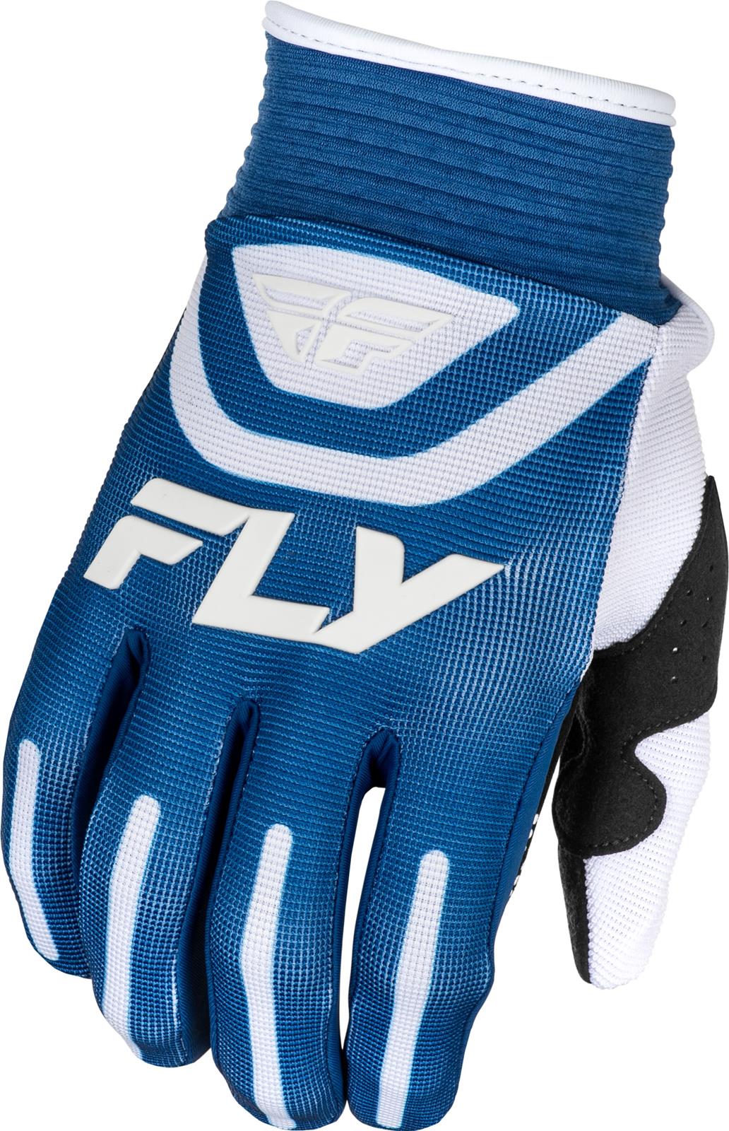 Fly Racing F-16 Dark Blue with White Gloves