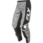 Fly Racing F-16 Grey and Black with White Pants