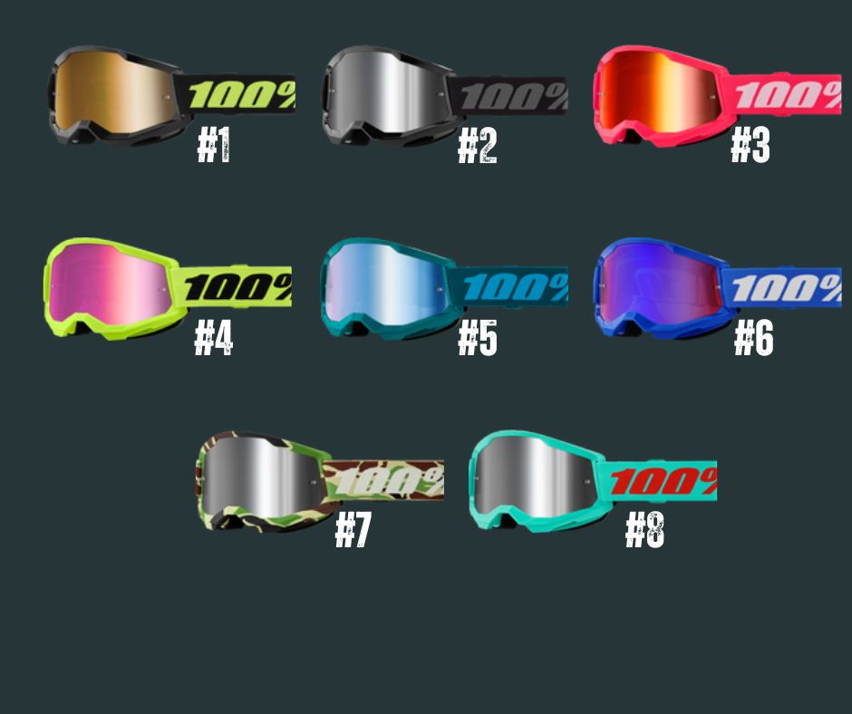 100% Strata 2 Goggles TINTED