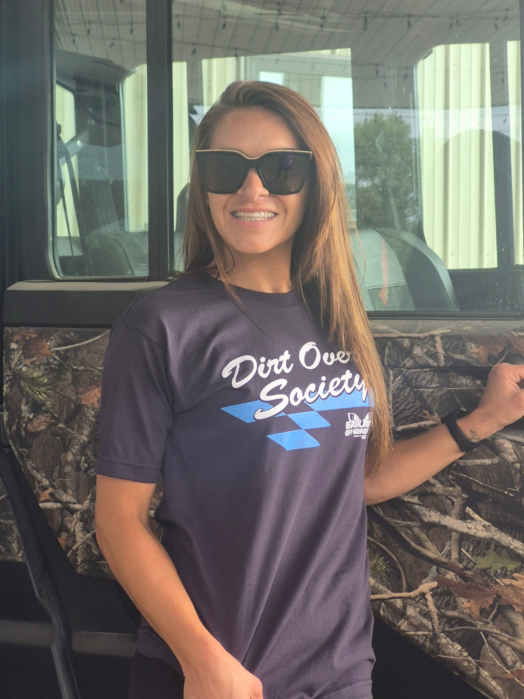 Dirt Over Society Blue T-Shirt