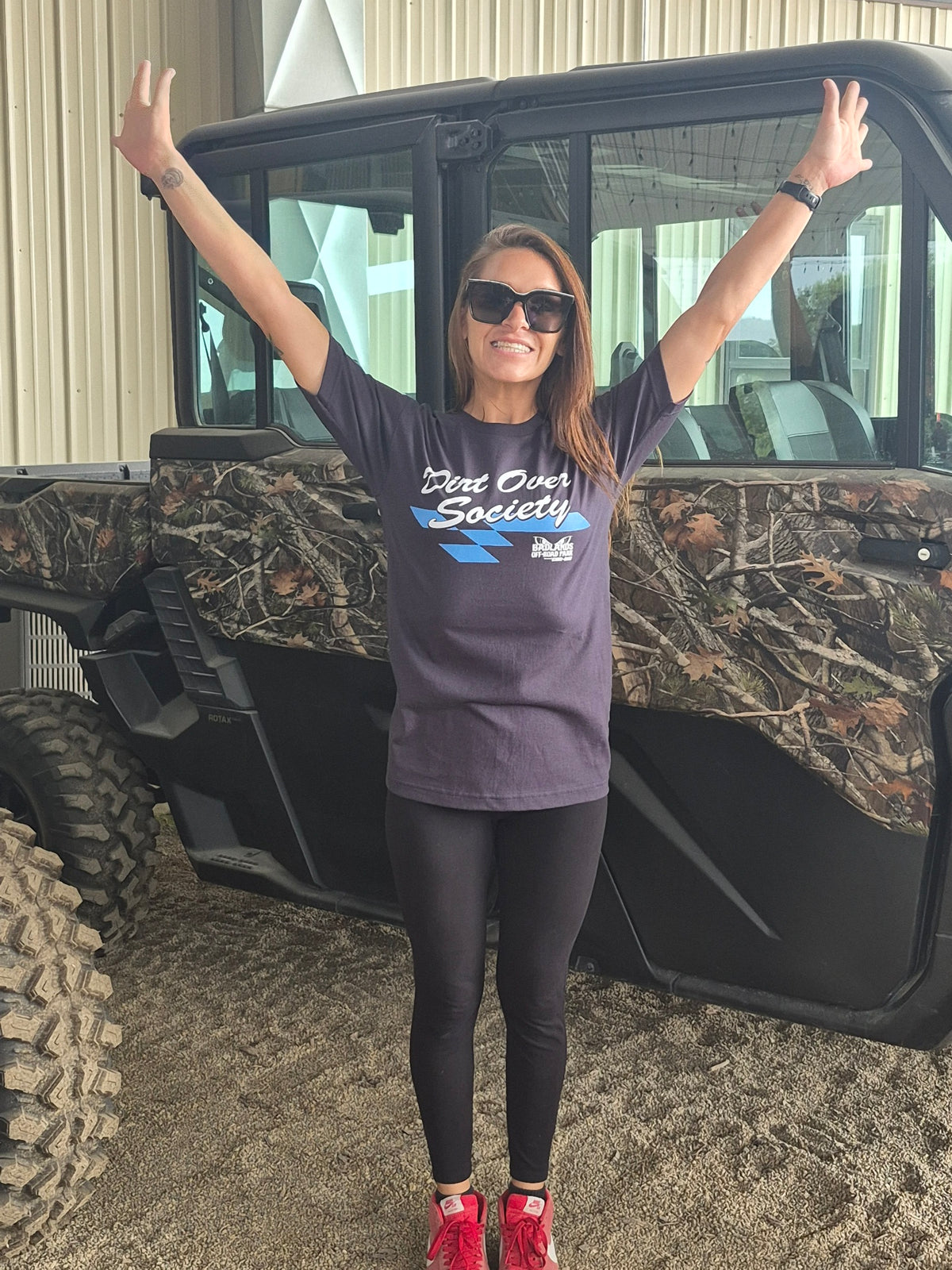 Dirt Over Society Blue T-Shirt