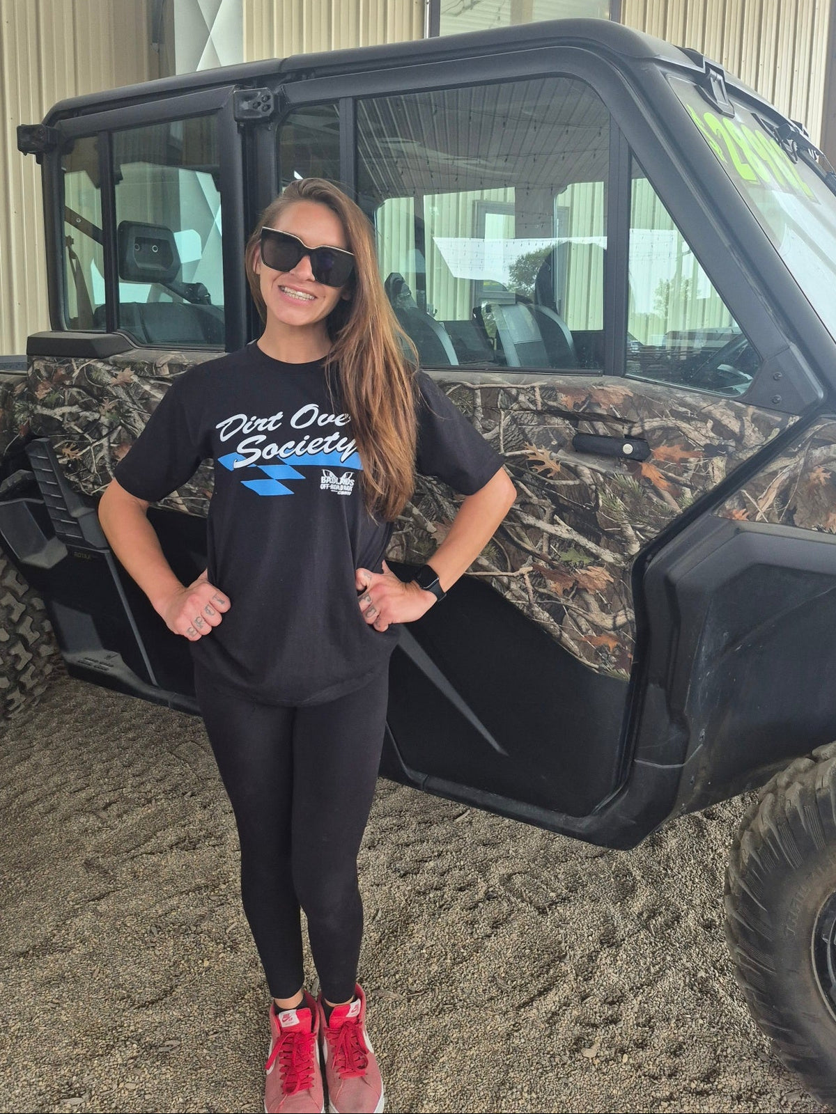 Dirt Over Society black t-shirt