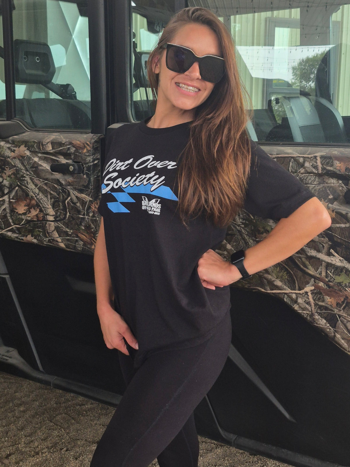 Dirt Over Society black t-shirt