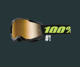 100% Strata 2 Goggles TINTED