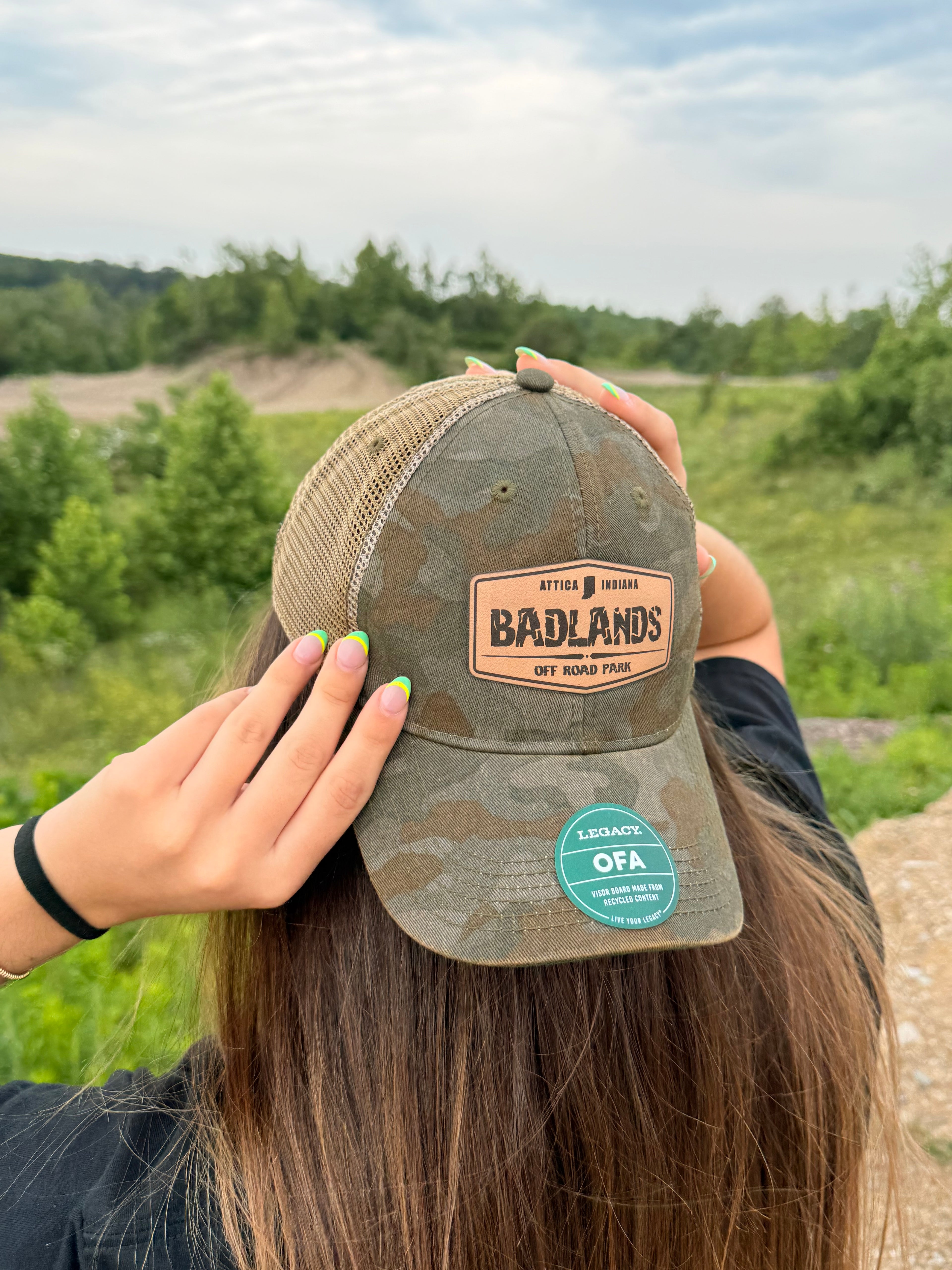 Badlands Hat Legacy Patch - Camo