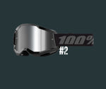 100% Strata 2 Goggles TINTED
