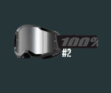 100% Strata 2 Goggles TINTED