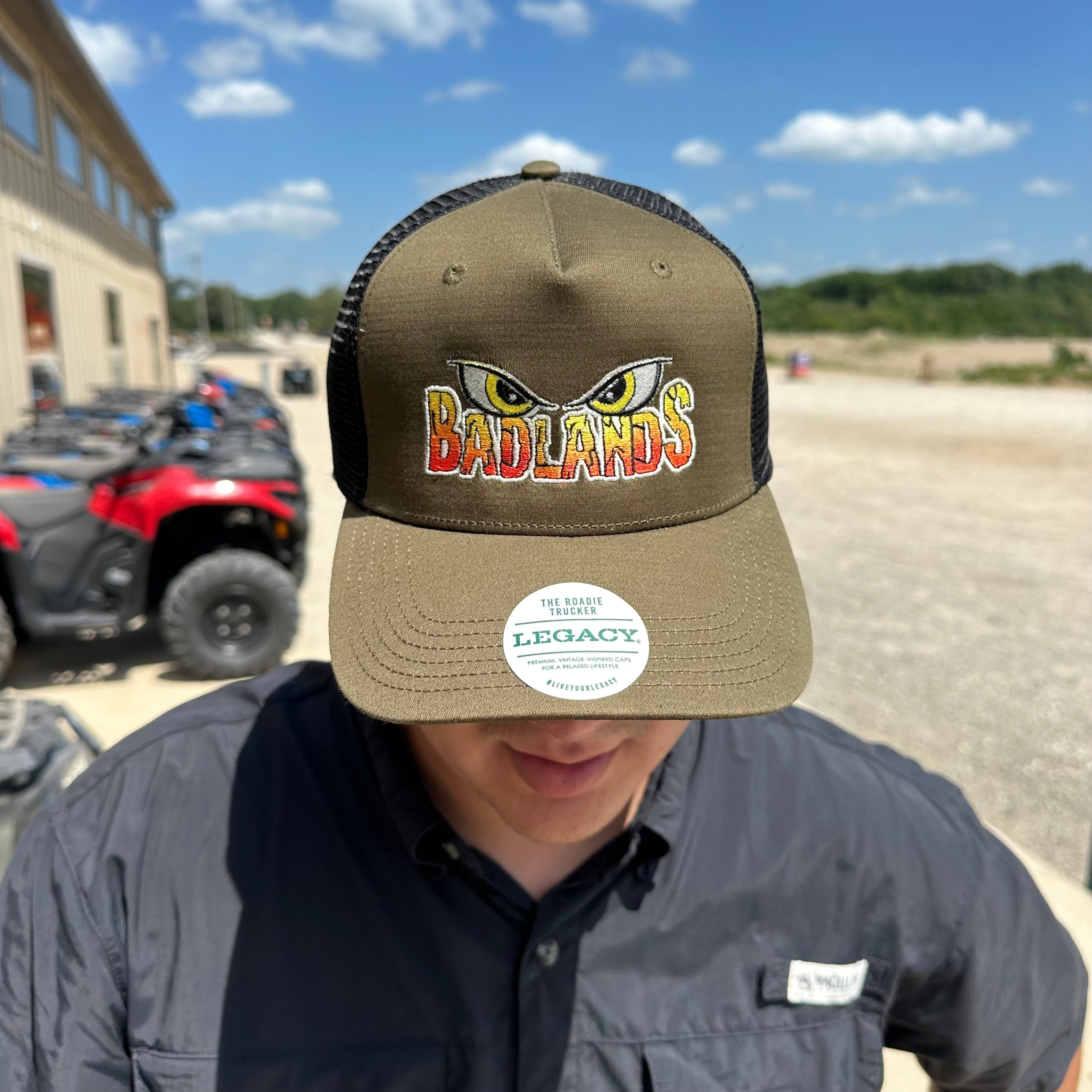 Badlands Dark Green Trucker Hat