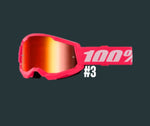 100% Strata 2 Goggles TINTED