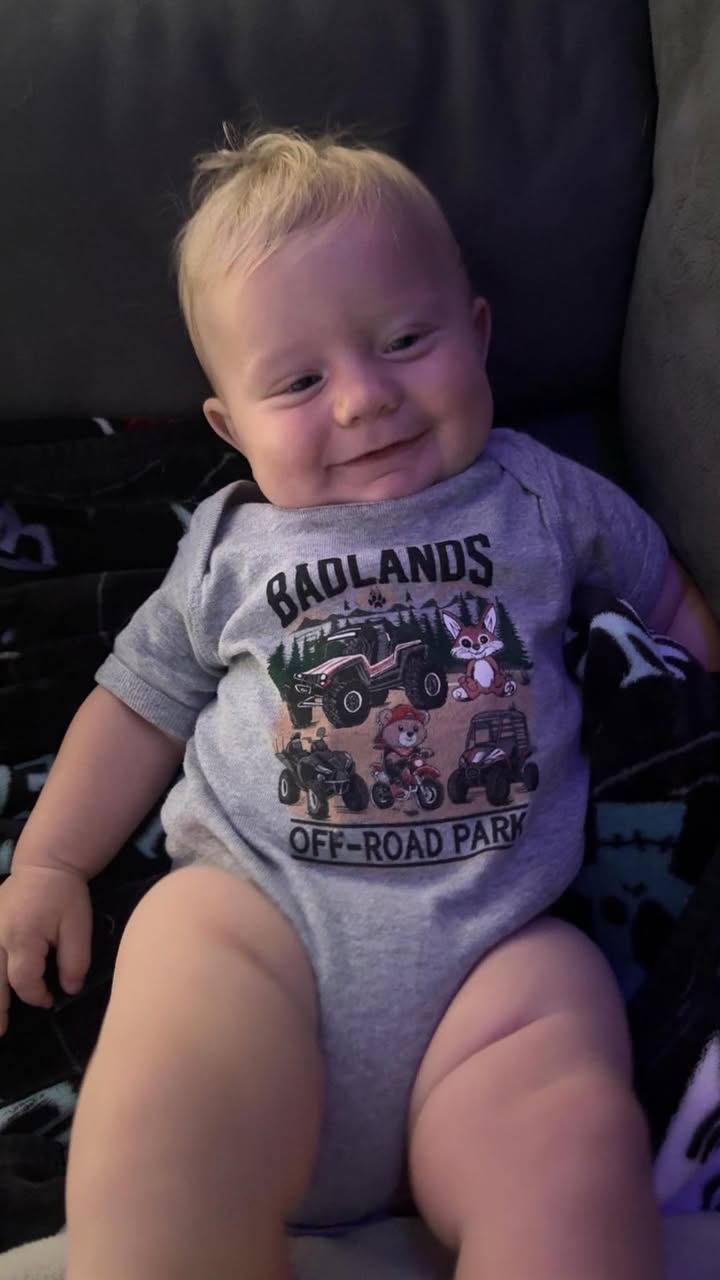 Badlands Critter Crawl Grey Onesie- 30th Anniversary Limited Edition!