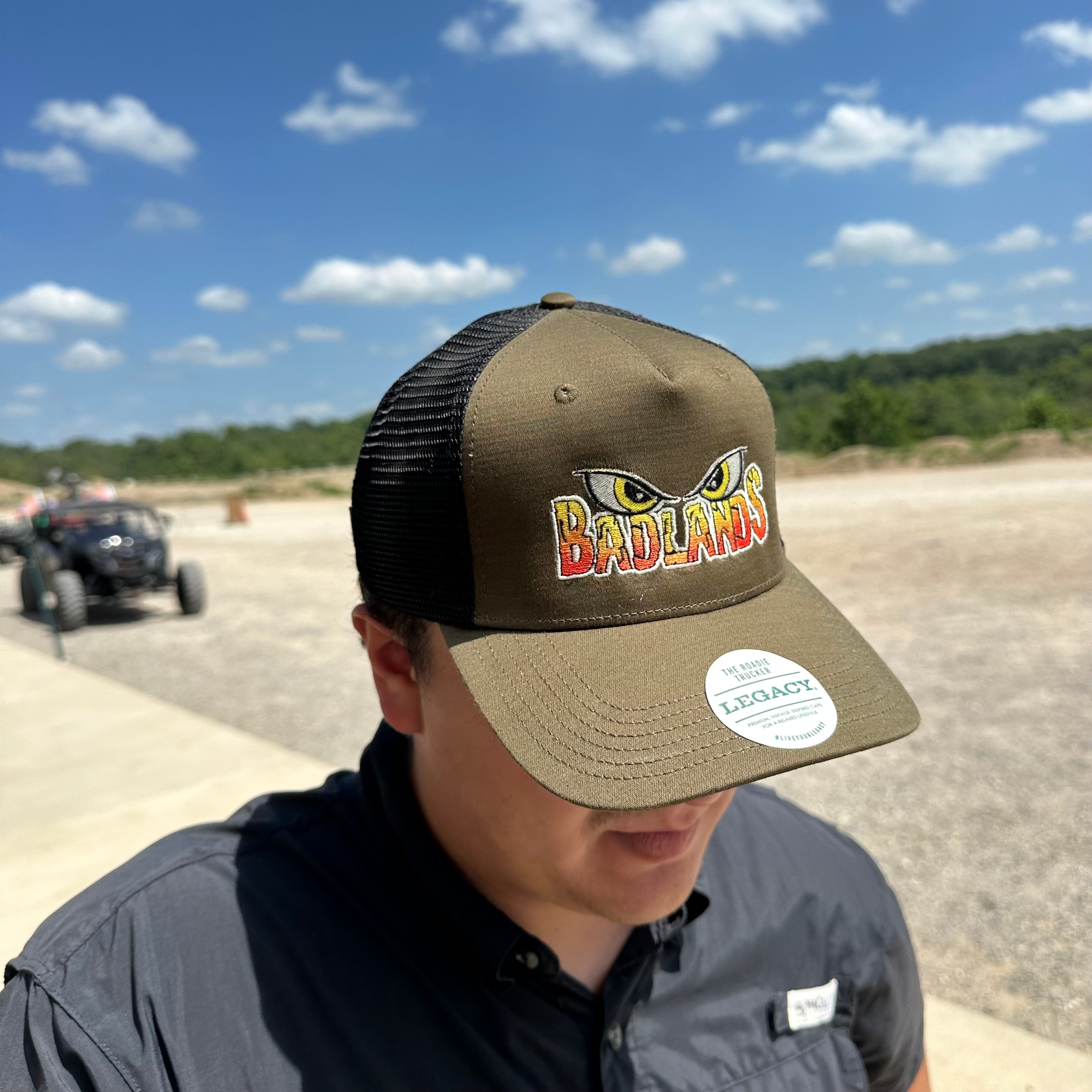 Badlands Dark Green Trucker Hat