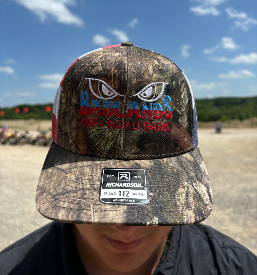 Badlands American Flag Camo Richardson Hat