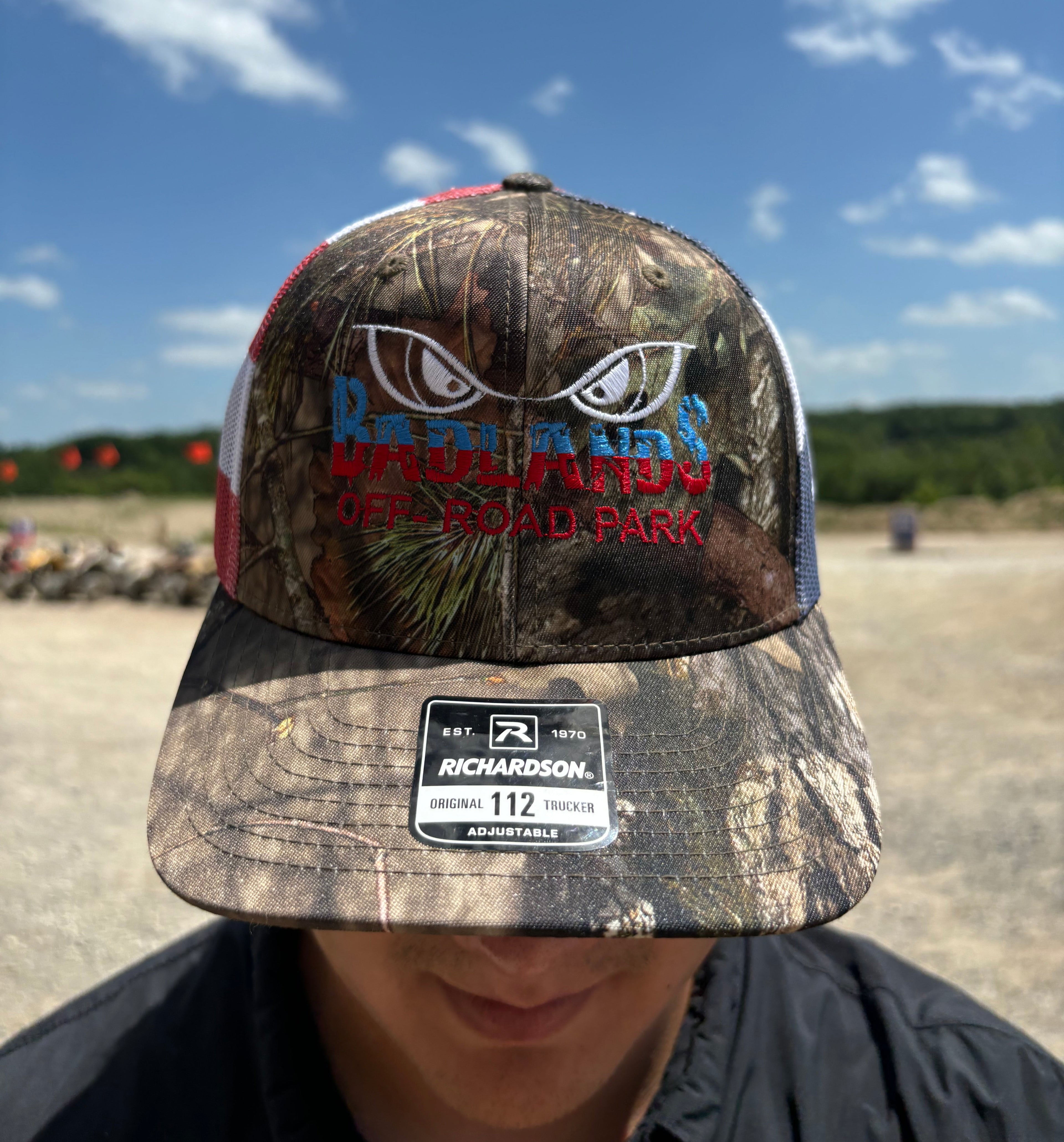 Badlands American Flag Camo Richardson Hat