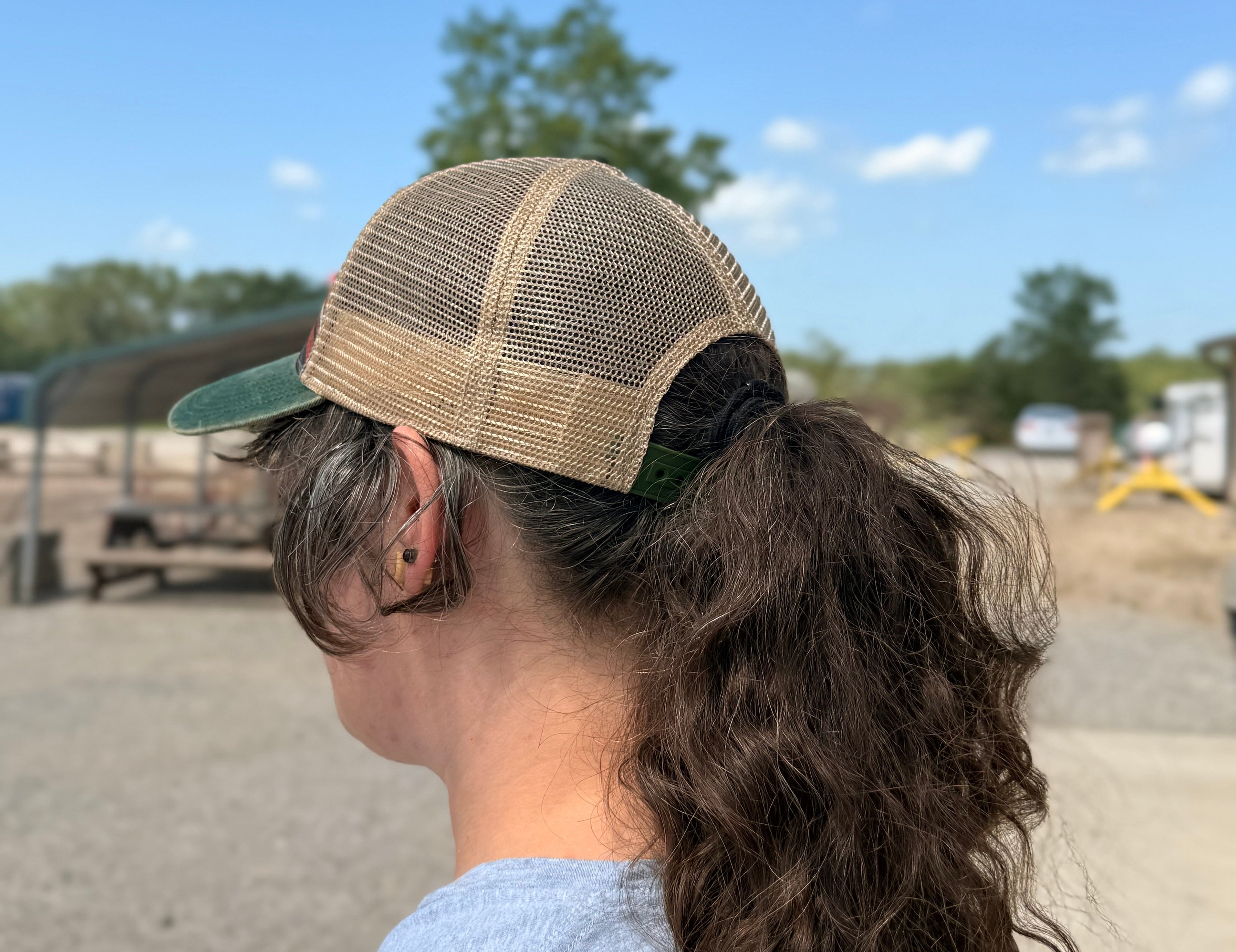 Badlands Green Striped Legacy Patch Hat