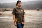 Badlands Olive/Orange Hip Tee