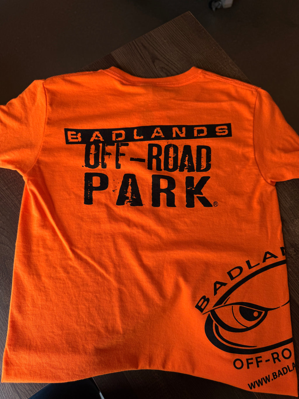 Badlands 30th Anniversary Orange/Black Hip Youth T-Shirt