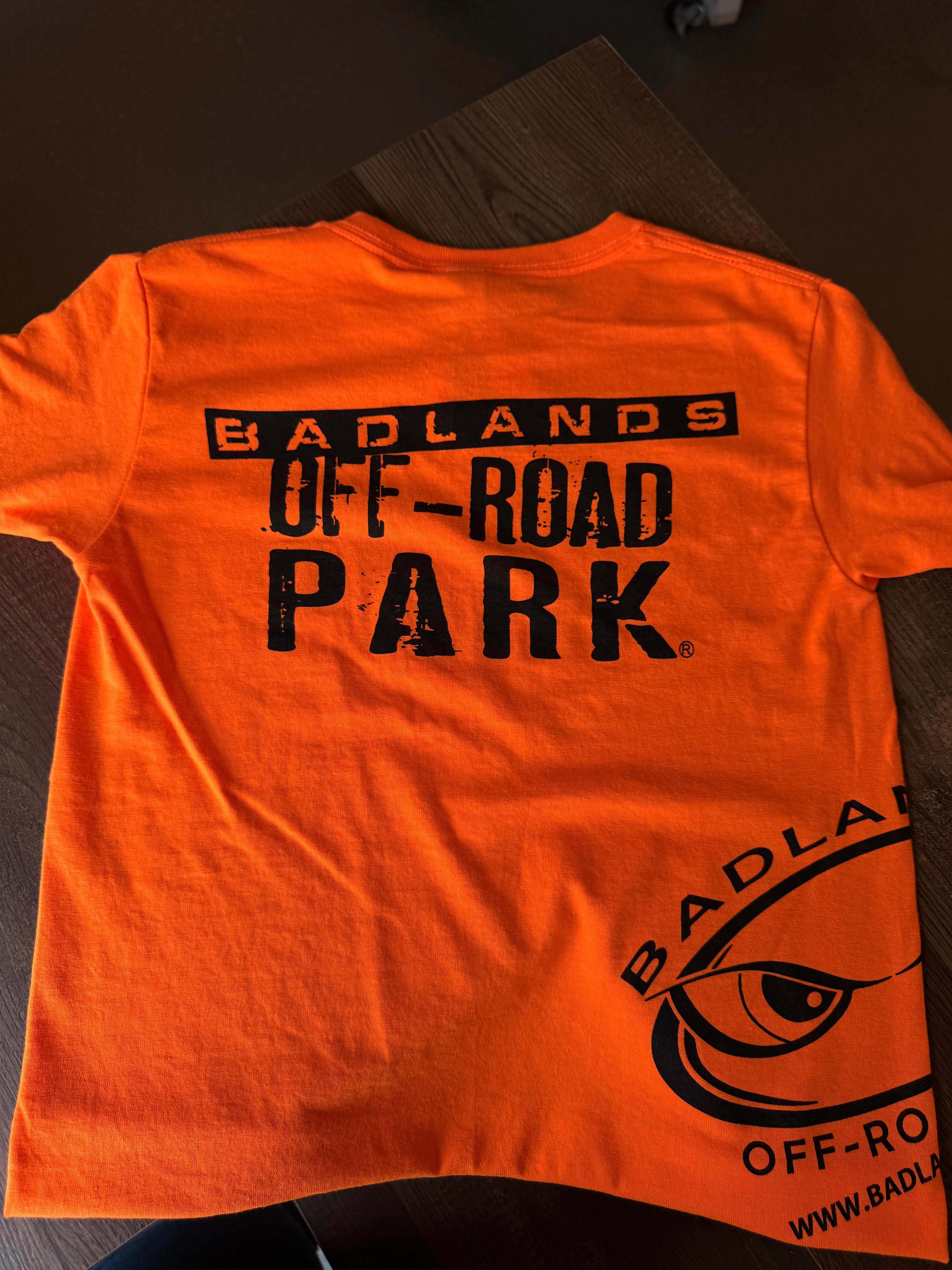 Badlands 30th Anniversary Orange/Black Hip Youth T-Shirt