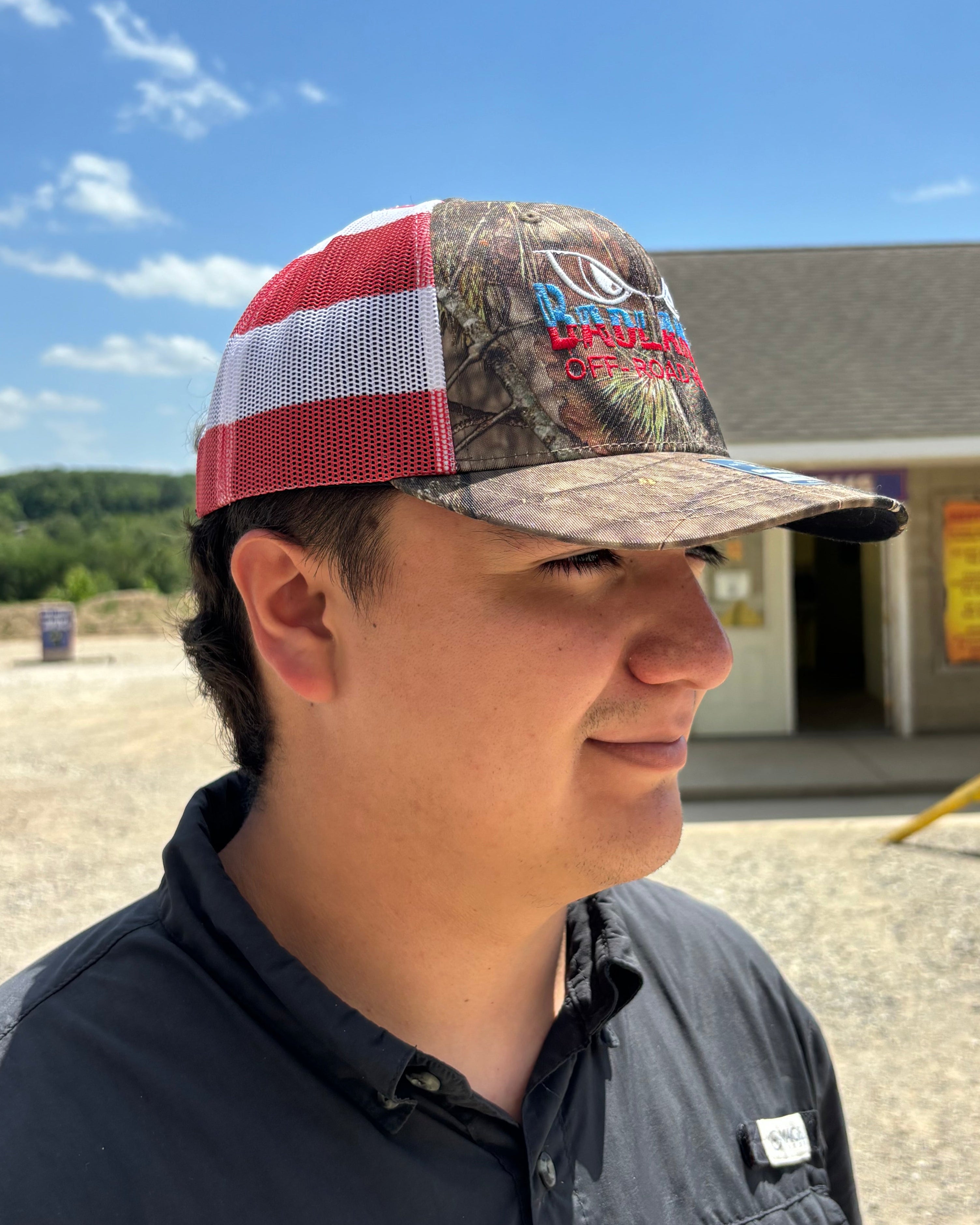 Badlands American Flag Camo Richardson Hat
