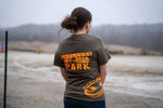 Badlands Olive/Orange Hip Tee