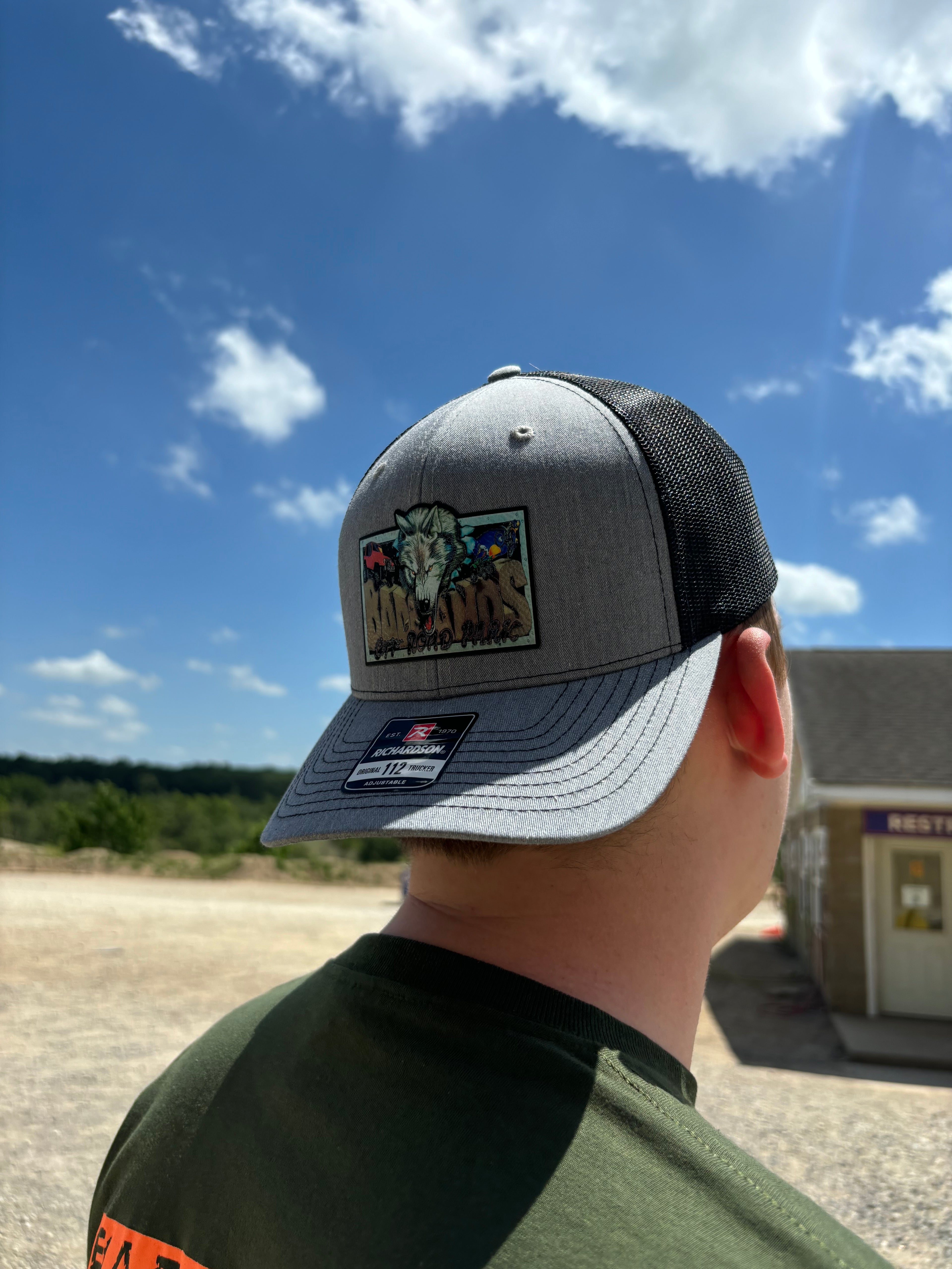 Badlands Wolf Patch Curved Bill Richardson Hat