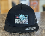 Badlands Wolf Patch Flatbill Hat