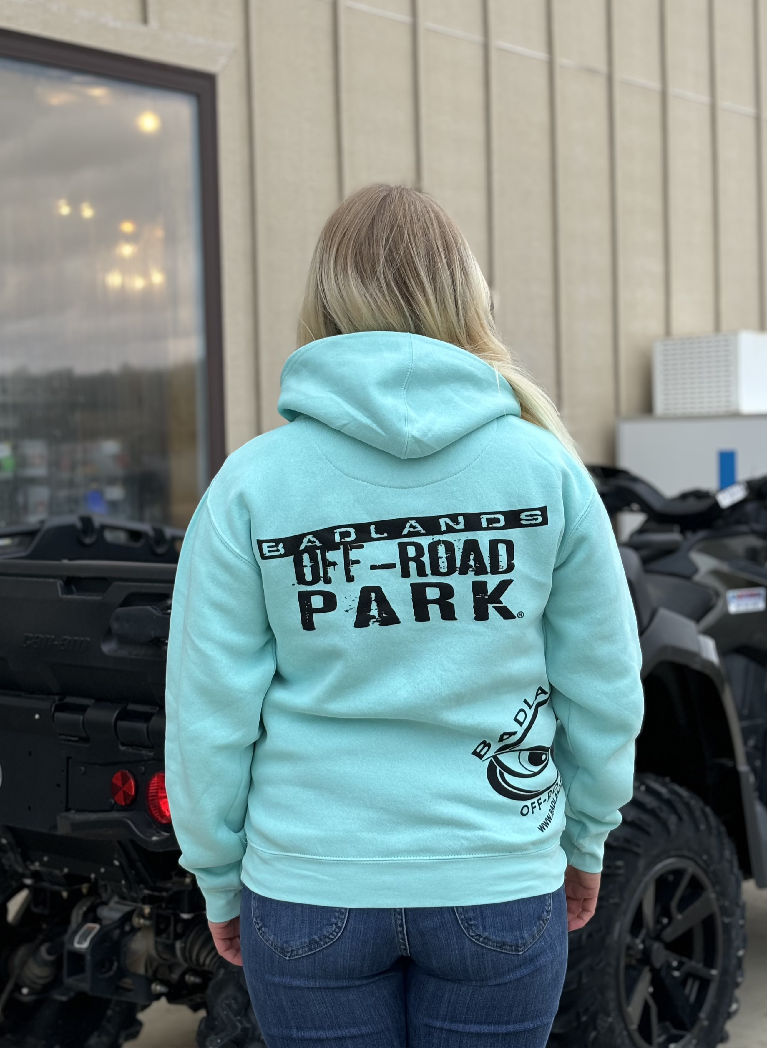 Badlands 30th Anniversary Light Blue/Black Hip Hoodie