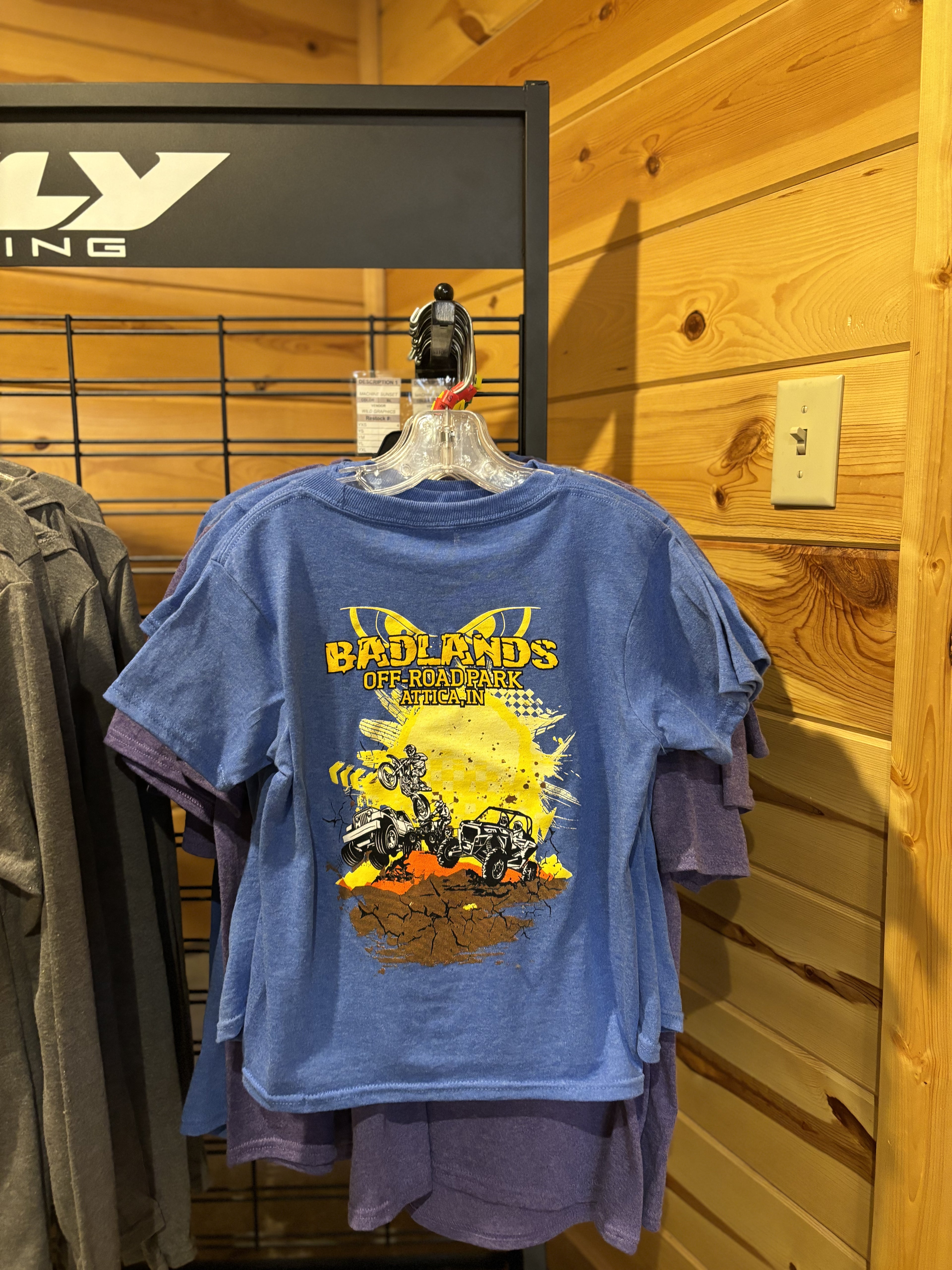 Badlands Machine Sunset Youth T-shirts