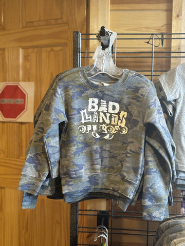 Badlands Camo Toddler CrewNeck