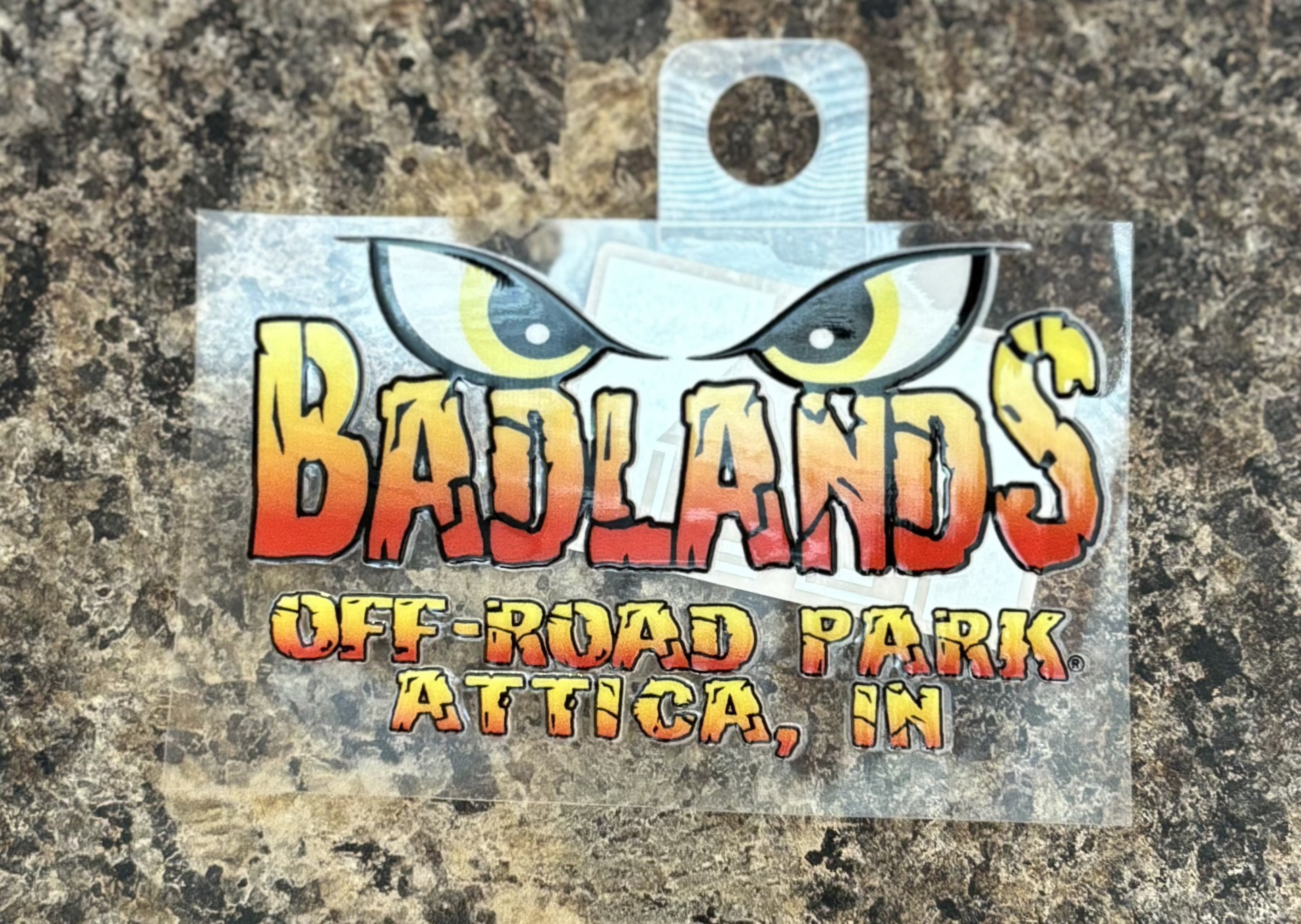 Badlands Logo 3D Sticker
