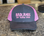 Badlands Hat Pink Richardson Trucker Hat