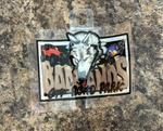 Badlands Wolf 3D Sticker