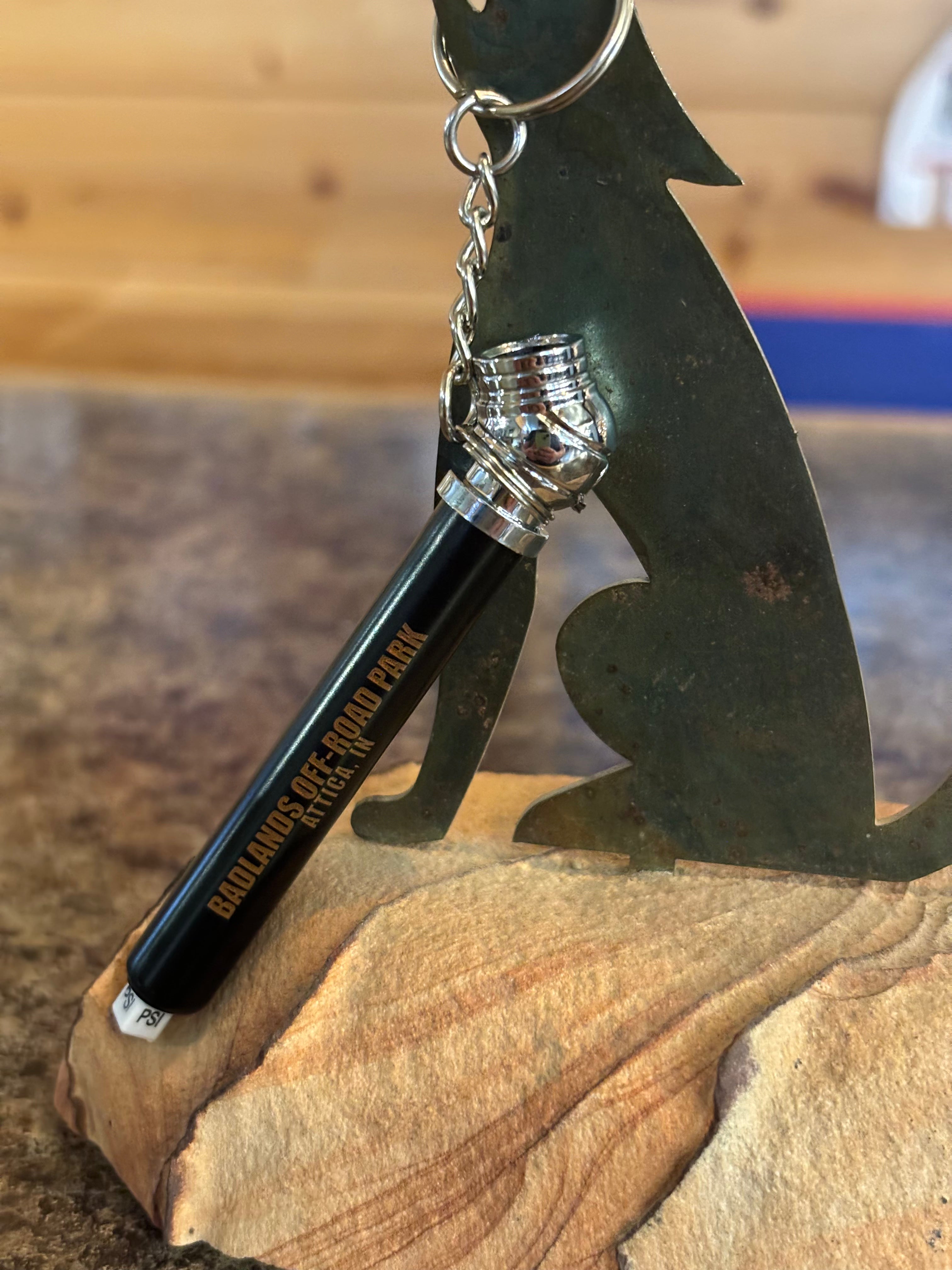 Badlands Tire Pressure Gauge Keychain