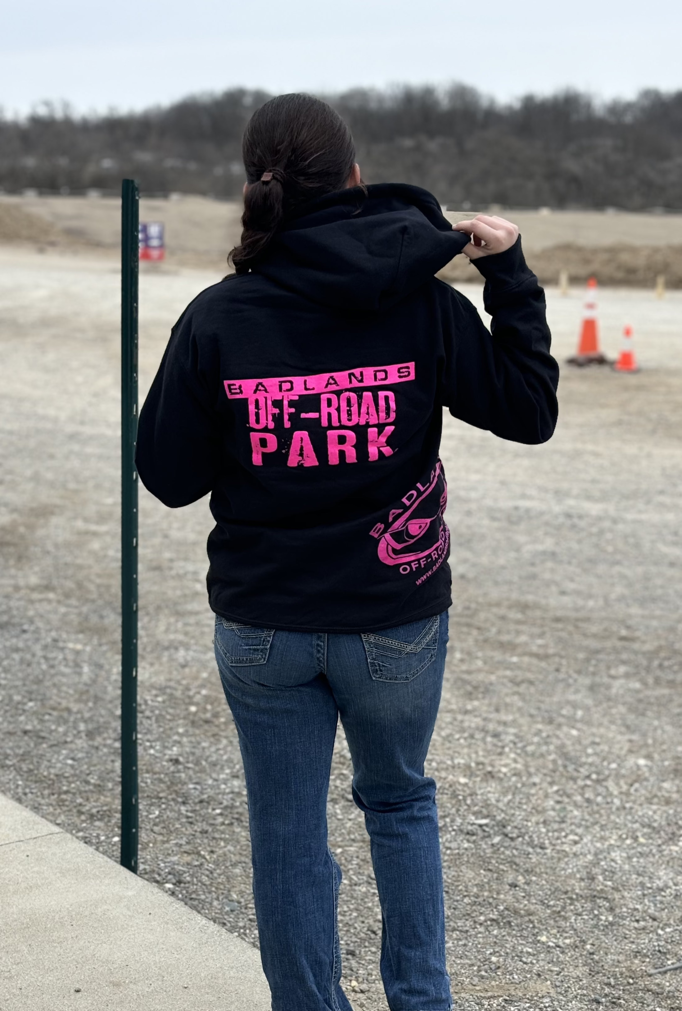 Badlands 30th Anniversary Black/Pink Hip Hoodie