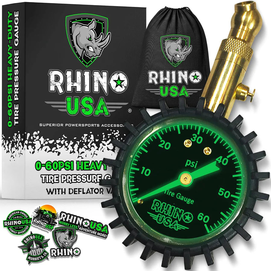 RHINO Tire Pressure Gauge 60 PSI
