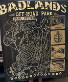 Badlands Map Fleece Blanket