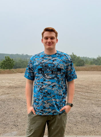 Badlands Blue Digital Camo 30th Anniversary T-shirt