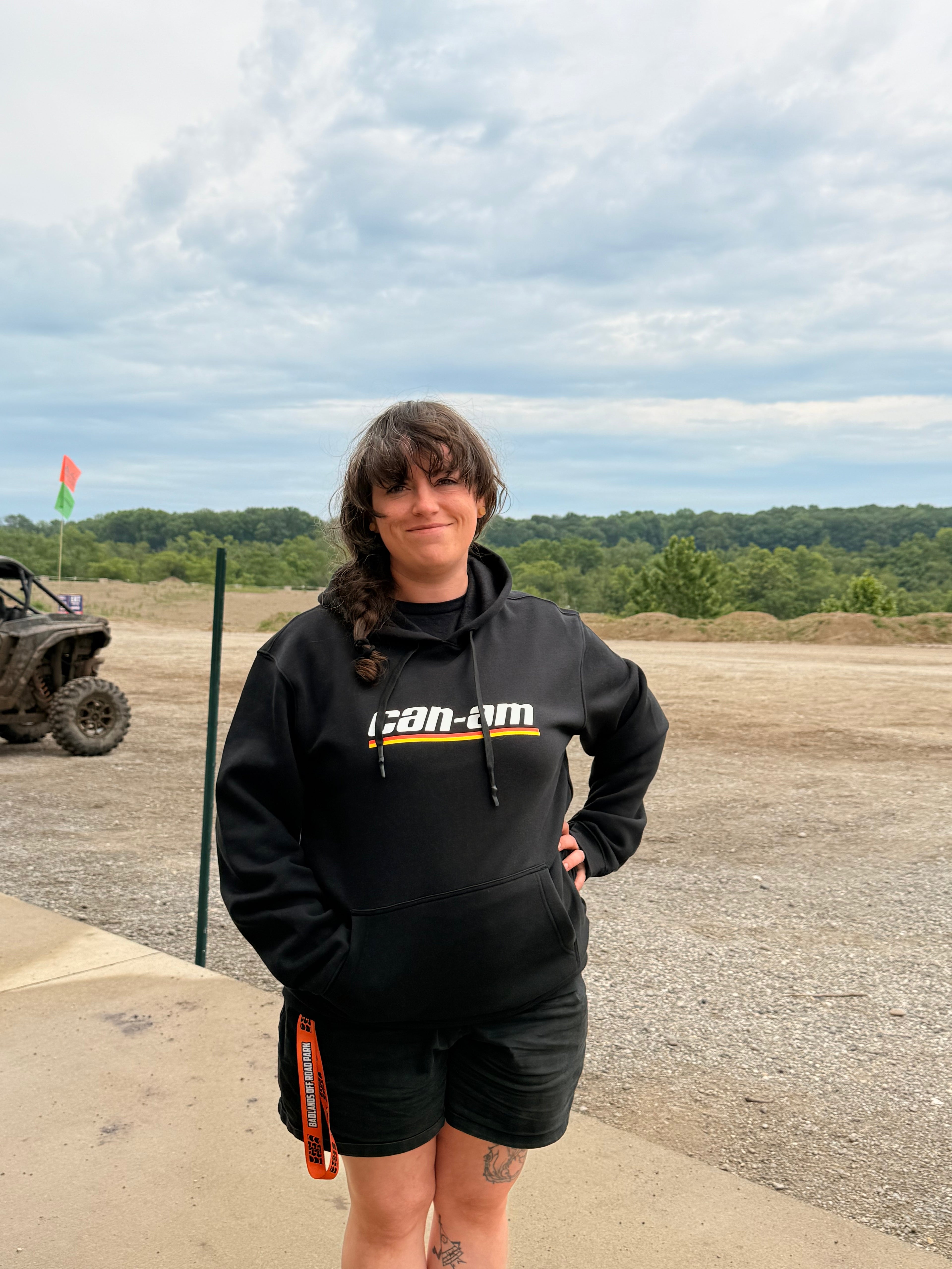 Can-Am Emblem Pullover Black Hoodie