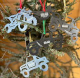 Badlands Raw Metal Ornaments