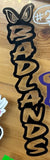 Badlands Vertical Decal