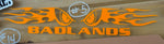 Badlands Flaming Eyes Decal