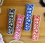 Badlands Mini Vertical Sticker Sheet
