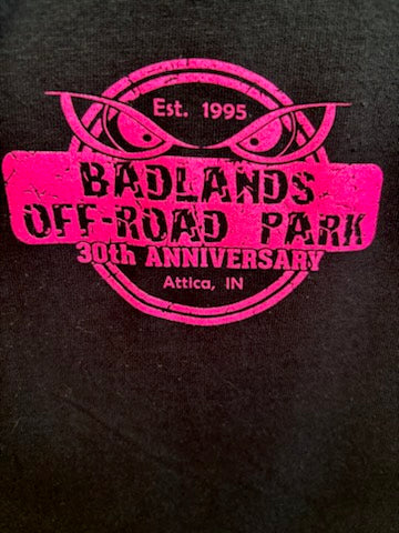 Badlands 30th Anniversary Black/Pink Hip Hoodie