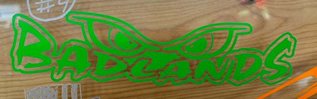 Badlands Original Eyes Decal