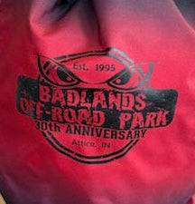 Badlands 30th Anniversary Cinch Bag- Red
