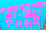 Badlands Hip T-Shirt - Aqua/Hot Pink