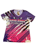 Badlands Women's Pink All-Over Spatter T-Shirt