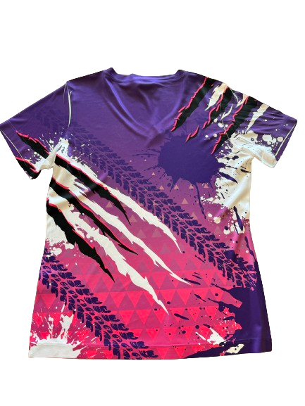 Badlands Youth Pink All-Over Splatter T-Shirt