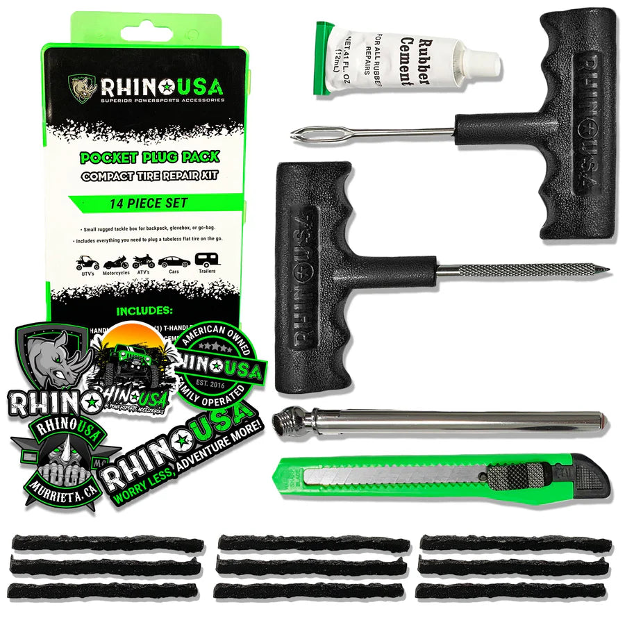 RHINO 14 Piece Tire Repair Kit